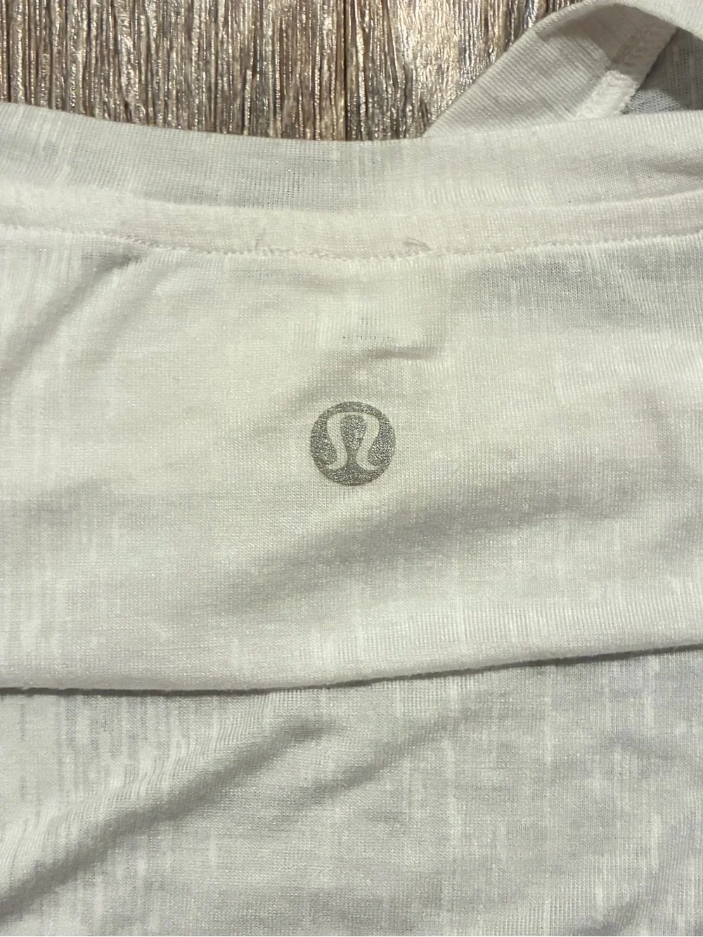 Lululemon White Sheer Burnout Long Sleeve Top Size 4